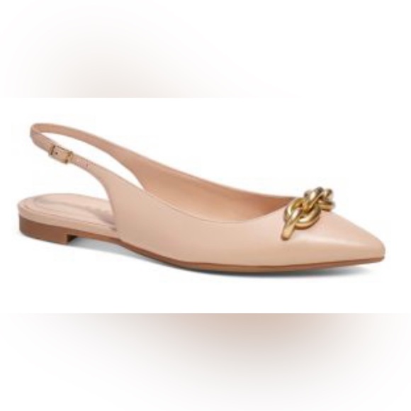 NIB COACH Women's Veronica Embellished Pointed Toe
Slingback Flats - Picture 1 of 6